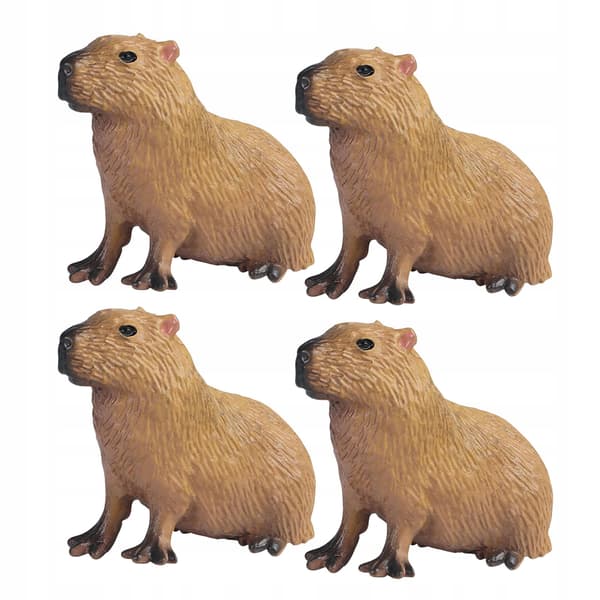 Capybara figurines Capybara statue Play set for