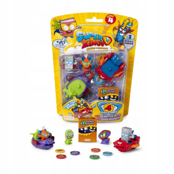 SUPER ZINGS SERIES 4: BLASTERJET – 2 VEHICLES, 4 FIGURES
