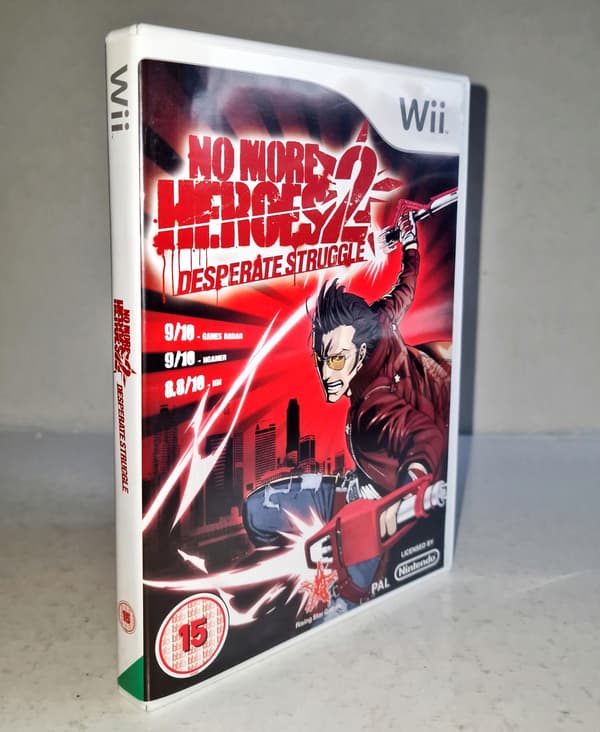 No More Heroes 2: Desperate Struggle Nintendo Wii 3XA DISC BDB-