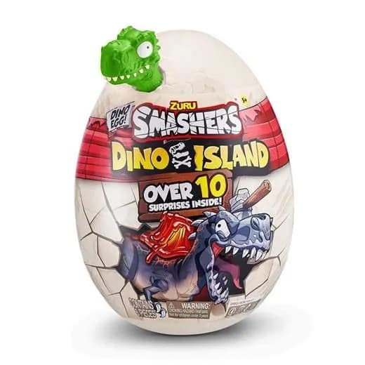 ZURU Smashers Dino Island Dinosaur Egg Set, 10 pieces