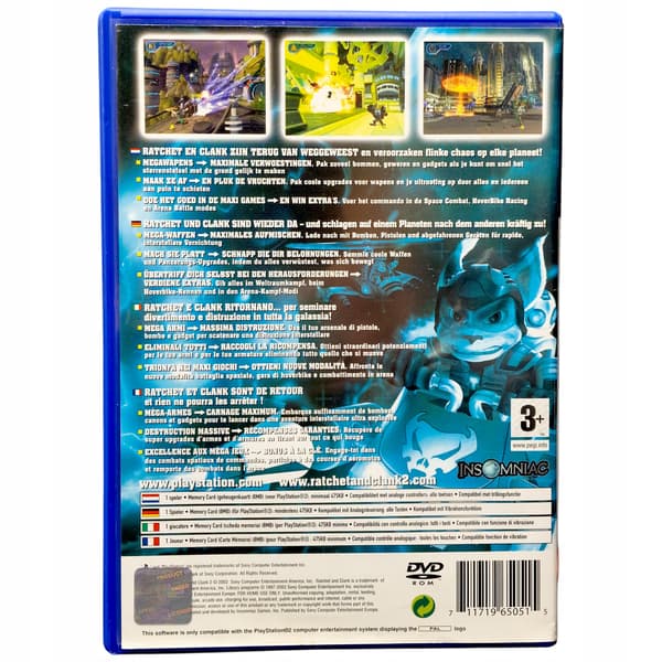 RATCHET & CLANK 2: LOCKED AND LOADED – PART TWO – PS2 #3