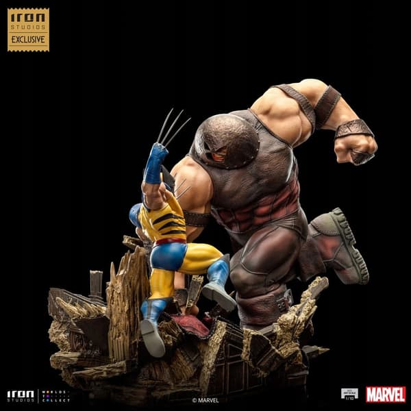 Marvel BDS Art Scale 1/10 Wolverine vs Juggernaut figurine - Iron Studios