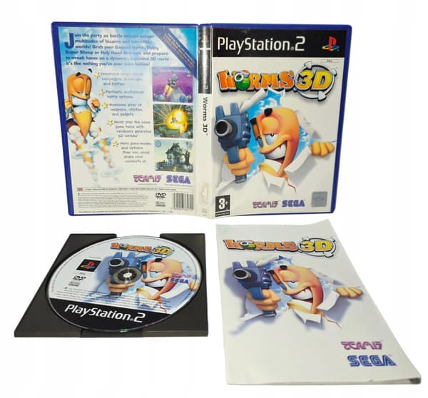 WORMS 3D PS2 – READ THE DESCRIPTION!