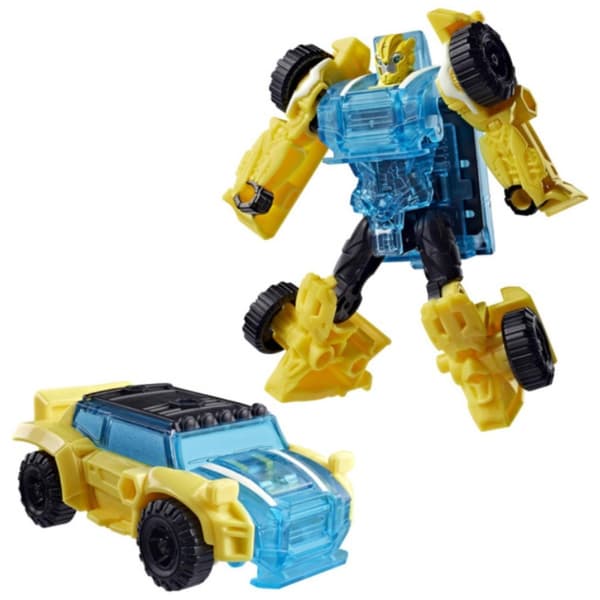 Transformers Cyberworld Cyber Changers: Bumblebee transformable robot figure...