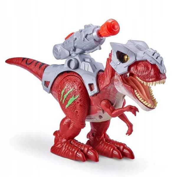 Robo Alive Dino Wars T-REX Interactive Dinosaur – Lights, Sounds, Weapons – Ages 3+