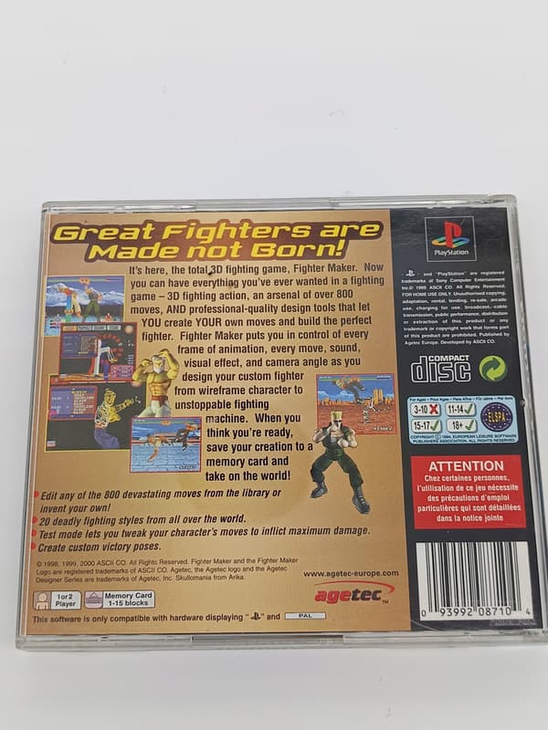 FIGHTER MAKER PlayStation (PSX) – boxed