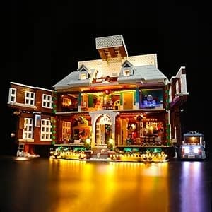LED lighting set for Home Alone building blocks 21330