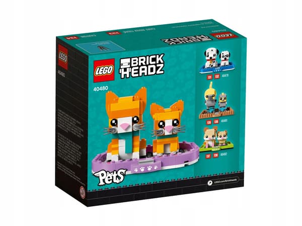 LEGO 40480 BrickHeadz Tabby Red Cat