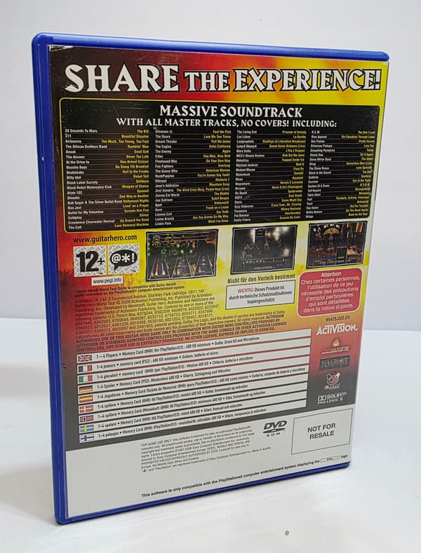 GUITAR HERO WORLD TOUR PS2