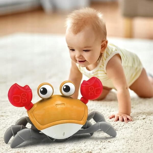 Aku. An interactive musical crab with a USB motion sensor