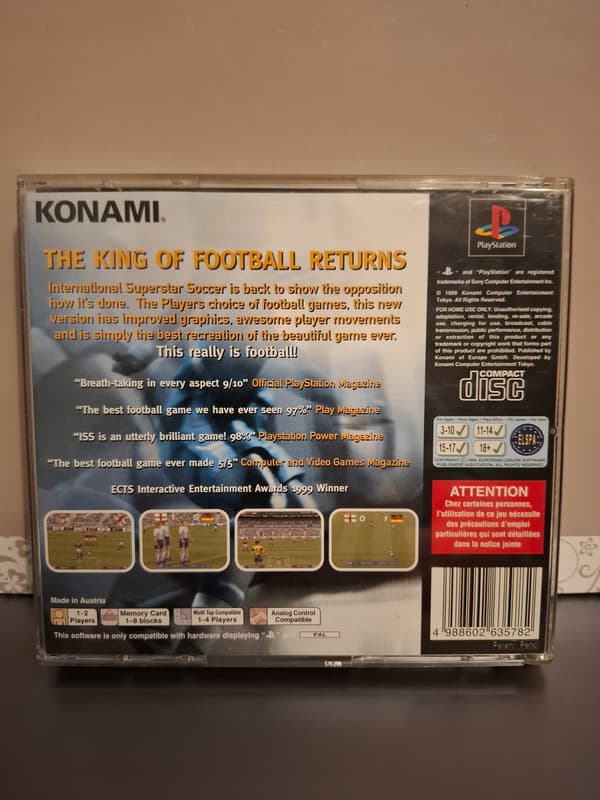 ISS PRO EVOLUTION PS1