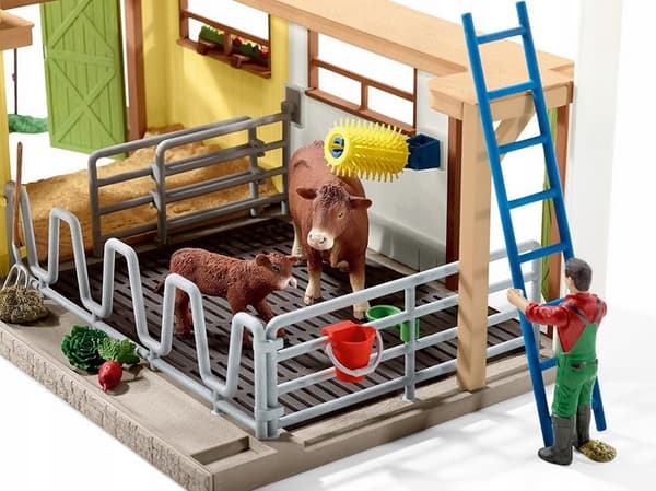 Schleich 42334 Barn with animals and accessories – UNIKAT set – only one available!
