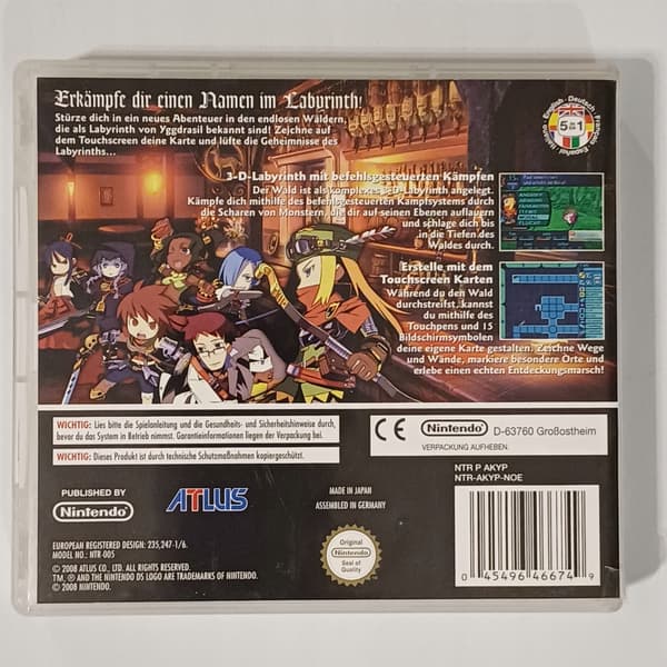 Etrian Odyssey, Nintendo DS