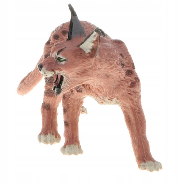 Plastic Life Jungle Leptailurus Serval Figurine Toy Play Set