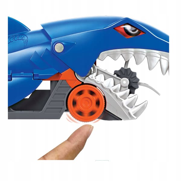 HOT WHEELS SHARK BITE TRANSPORTER + HOT WHEELS CAR FOR CHILDREN