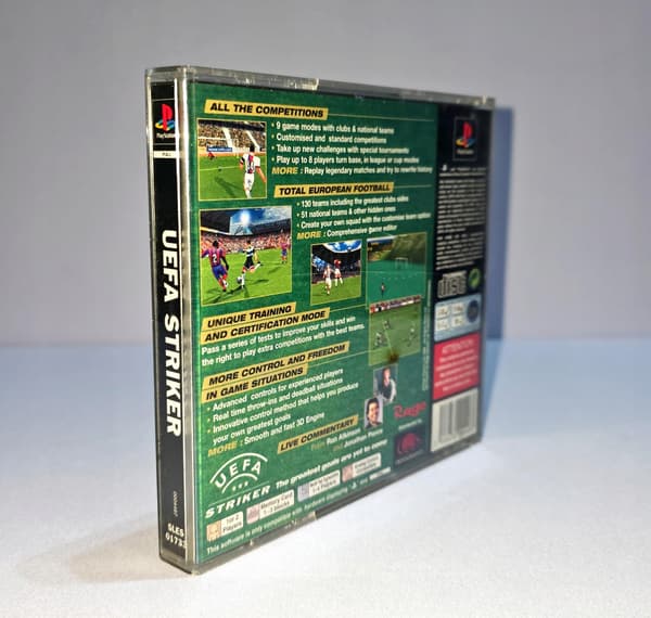 UEFA Striker 3xA PlayStation (PSX) – boxed