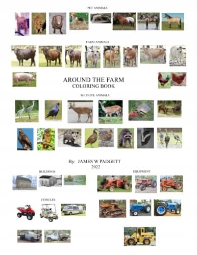 Around the Farm Colouring Book