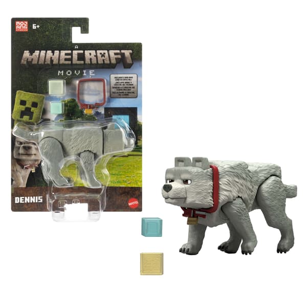 MATTEL MINECRAFT FILM WOLF DENNIS