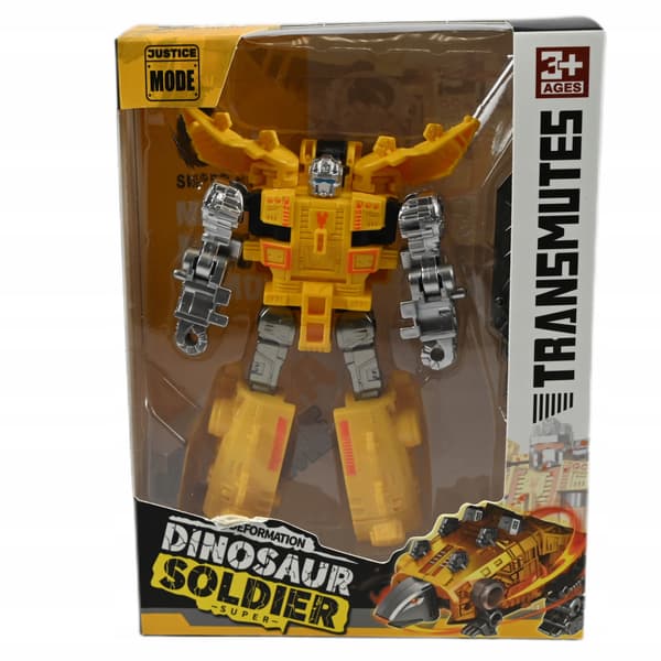 2-in-1 DINOSAUR ROBOT FIGURINE – QUICK TRANSFORMATION – VARIOUS COLOURS