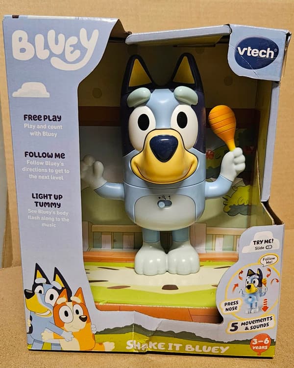 VTech Bluey Shake It Bluey interactive figurine