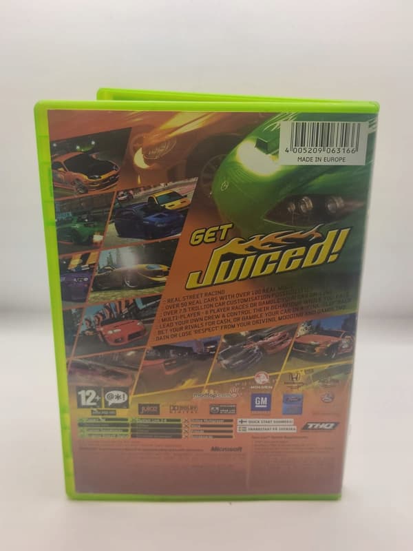 JUICED 3XA XBOX Microsoft Xbox