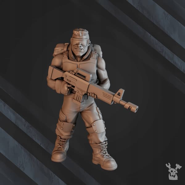 Green Hell Division Infantry Squad (pre-assembled)