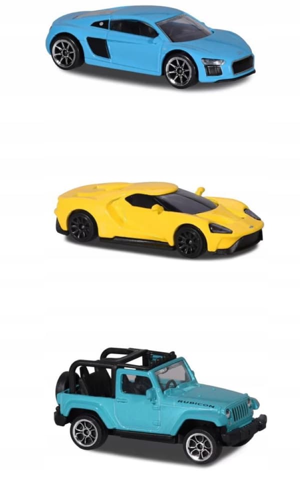 MAJORETTE STREET VEHICLES 3-PACK, 3 TYPES