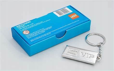 LEGO VIP 5006330 silver metal key ring