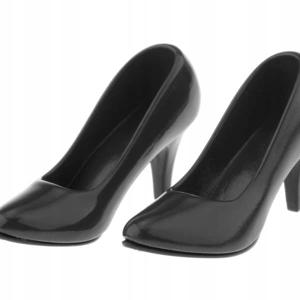 Accessories for 1/6 scale female dolls: black plastic pointed office pins