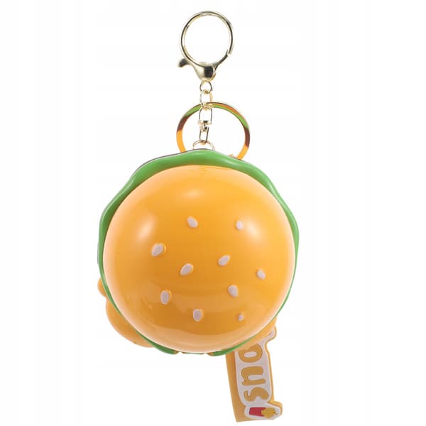 COLOURFUL KEYRING THAT TRANSFORMS A HAMBURGER INTO A CRAB – PERFECT AS A GIFT