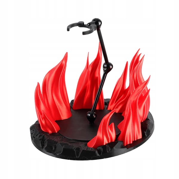 Action figure display stand Support stand model Display holder base Red doll display stand