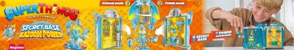 MAGICBOX SUPERTHINGS KAZOOM POWER SECRET BASE SUPER GIFT SET