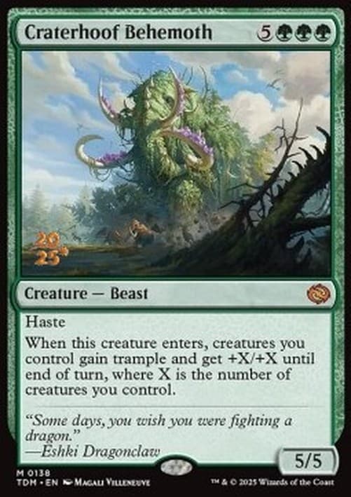 Magic: The Gathering Craterhoof Behemoth