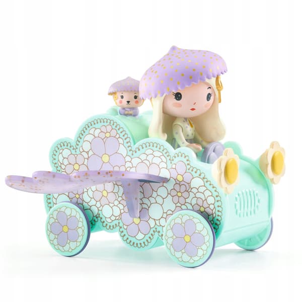 DJECO JIL&JERRY figurines in a TINYCAR