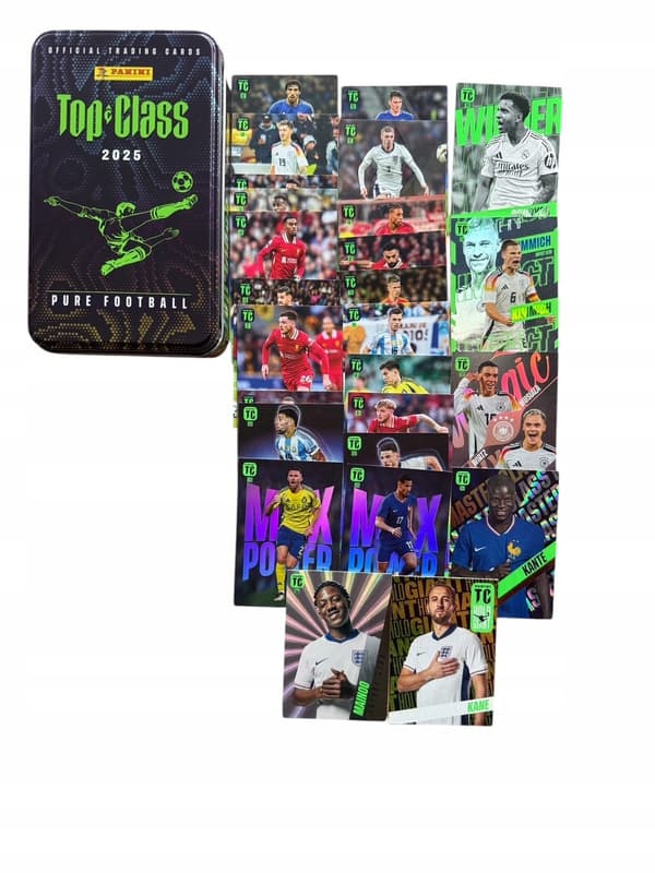 Top Class 2025 Empty Large Tin + 35 cards + Holo