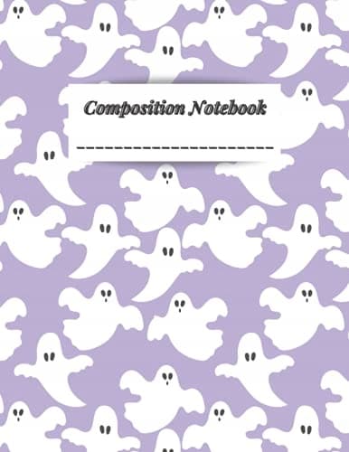 Ghosts Composition Notebook | 120-page Wide-Ruled Notebook: Notebook for