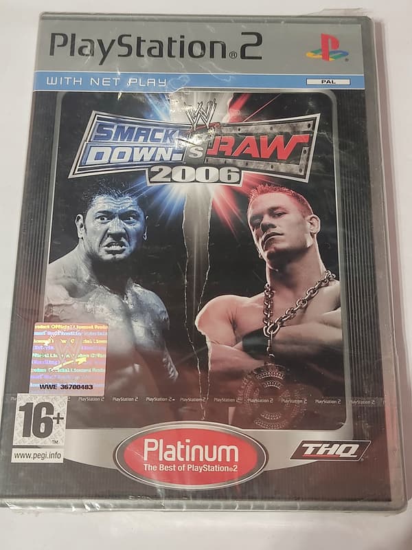 PS2 SmackDown vs. Raw 2006 – new game – PLAYSTATION GAME