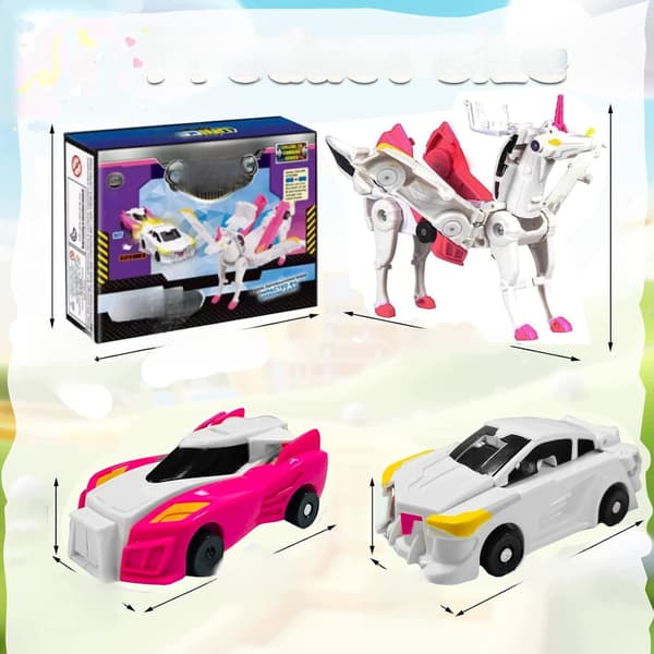 Transforming unicorn toy car for children – a present