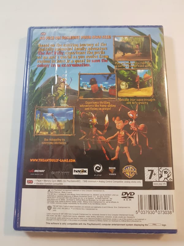 THE ANT BULLY / NEW / PS2 /