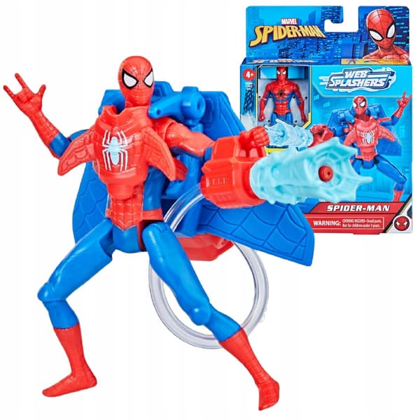 SPIDER-MAN 2-IN-1 FIGURE + WEB SPLASHER WATER-SHOOTING BACKPACK BY MARVEL