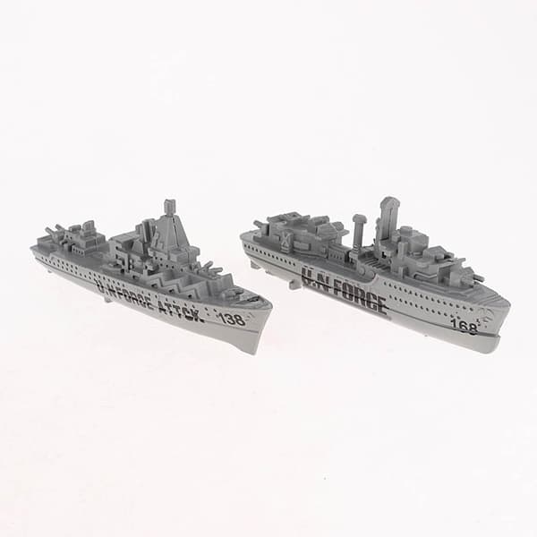 10 pieces: Warship model assembled by children