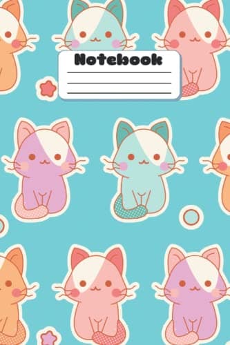 Kawaii Cute Cats Unlined Notebook: A well-designed Japanese-style notebook w