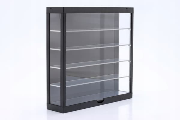 5-tier LED display cabinet for 1:43 and 1:64 scale models, WHITE, WITHOUT MIRROR, Triple9