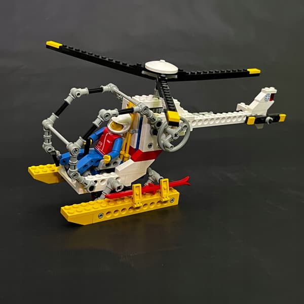 8640 LEGO White Helicopter