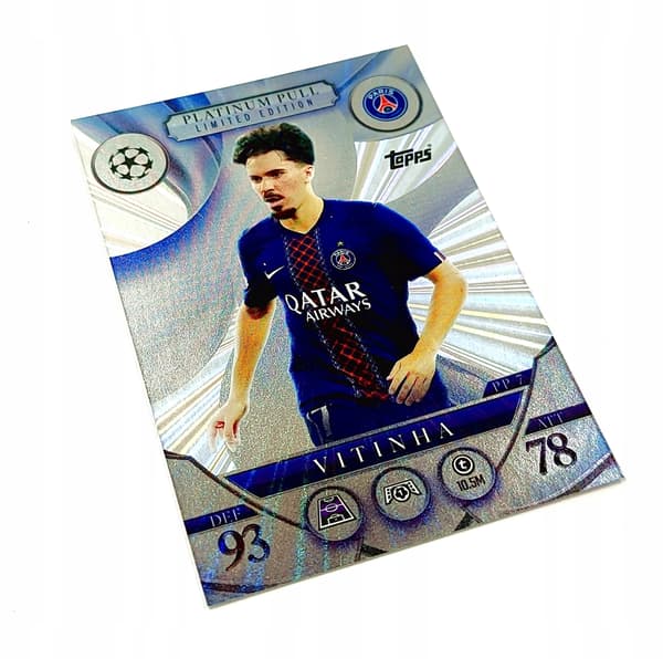 MATCH ATTAX EXTRA 2025/26 CARD. PP NO. 7 VITINHA / PLATINUM PULL