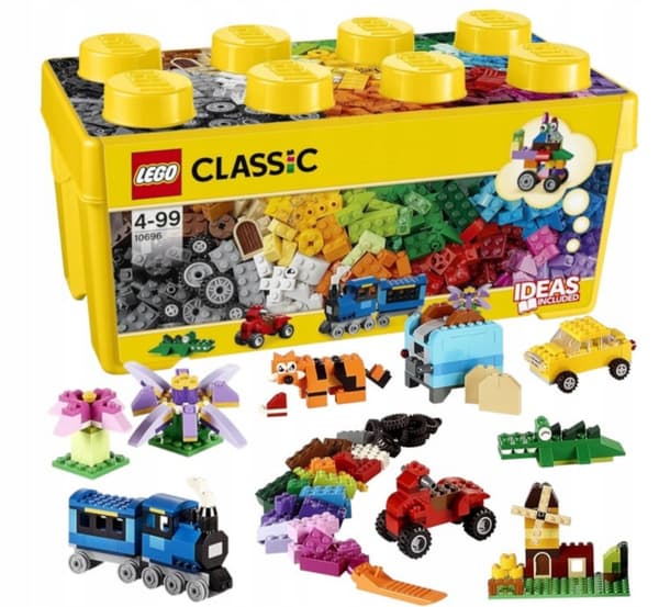 LEGO CLASSIC Brick Box – Medium Box – Creative Bricks_10696