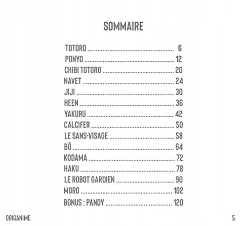 Limet, Sébastien ORIGANIME STUDIO GHIBLI