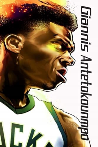 Giannis Antetokounmpo Notebook: Lined Pages Notebook, Small Size, 6x9 inches