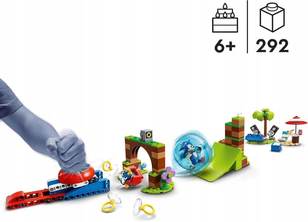 LEGO 76990 Sonic the Hedgehog – Sonic – The Speeding Ball Challenge