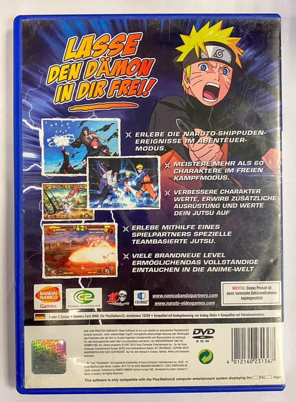 Naruto Shippuden Ninja 5 for the PlayStation 2 (PS2) #6572